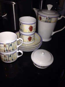 fine porcelain tea set