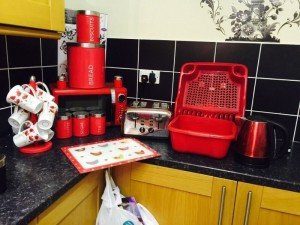 red kitchen accessories