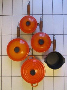 cast iron pan set