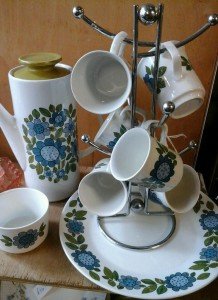 retro coffee service