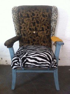 wing back armchair