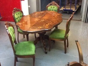 vintage dining table