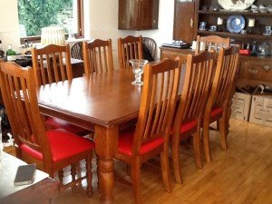 antique dining table