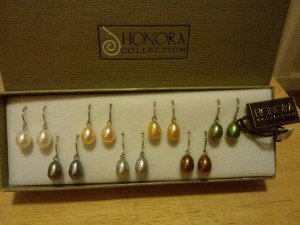 pearl earrings