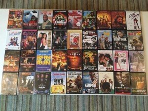 over thirty DVD's