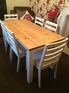 shabby chic dining table