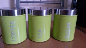 sugar canisters