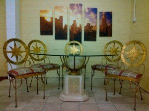 marble base dining table