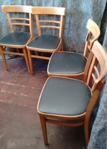 wooden dining chairs