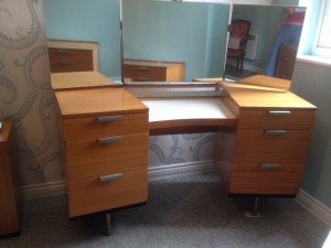 wooden stag dressing table