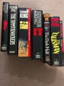 seven Stephen King books