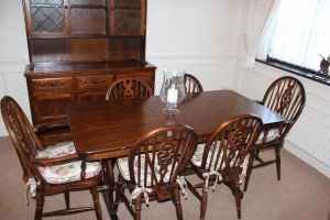 vintage dining table