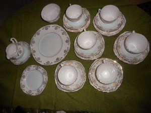 vintage tea service