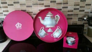 shabby chic tea set