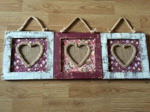 heart shaped photo frames