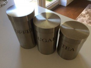 coffee and sugar canister