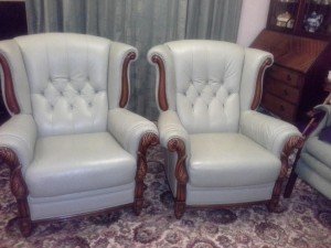 wing back armchairs