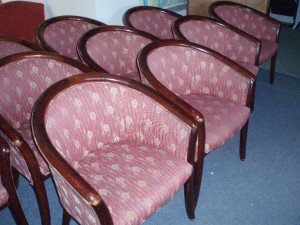 mahogany tub chairs