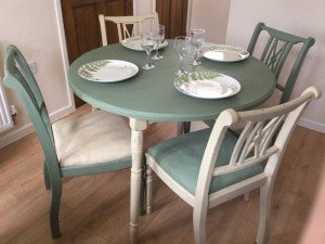 shabby chic style dining table
