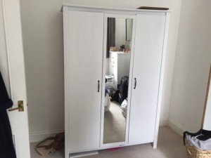 tall standing wardrobe