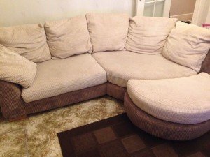 two piece sofa
