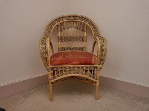 cane armchair