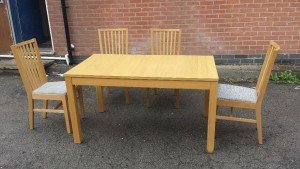 vintage dining table