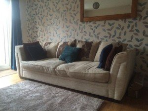 two seater modern sofa