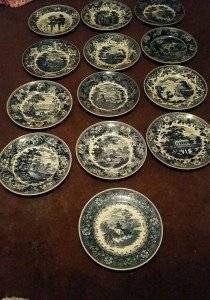 Wedgewood cabinet plates