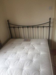 metal double bed frame