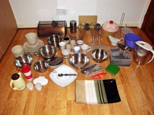 collection of kitchen accessories