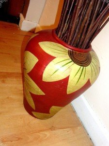 ceramic floor vase
