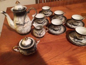 Oriental tea service