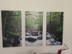 three piece wall canvas