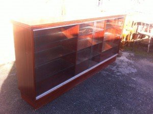 mahogany side board unit