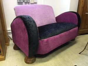 two seater salon sofa chair