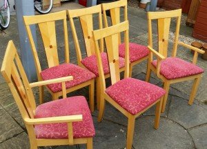 high back dining chairs