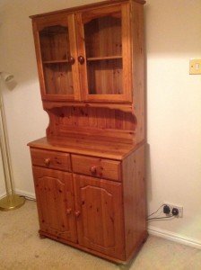 solid oak kitchen unit dresser