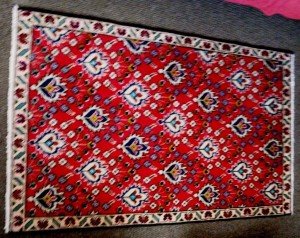 Persian ornate rug,