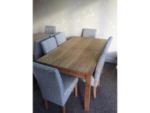 rectangular dining table