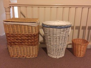 wicker washing hamper,