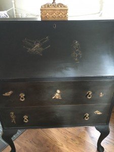 vintage writing desk