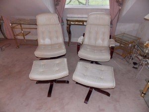 mahogany swivel chairs