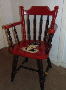 children's dresser chair