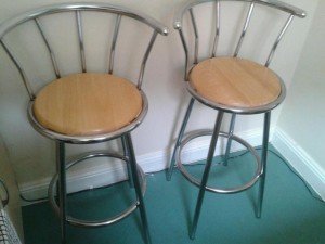 chrome bar stools
