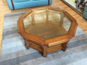 hexagonal table