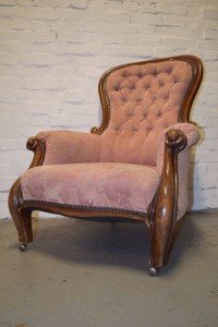 wing back armchair