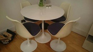 circular dining table