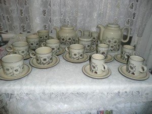 Hornsea pottery tea set