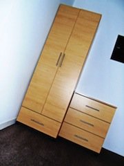 double door wardrobe